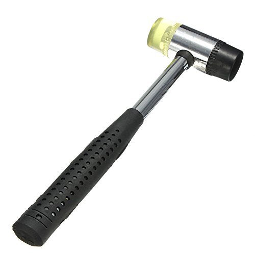  [AUSTRALIA] - 【The Best Deal】OriGlam 26mm Double-Faced Soft Mallet, Rubber and Nylon Faced Hammer Mallet for Home Improvement Glazing Window Beads Tool