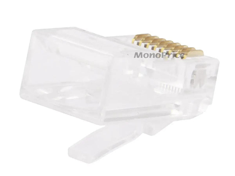  [AUSTRALIA] - Monoprice RJ-45 Modular Plugs RJ45, 100 Pack For Stranded Cable (107246)