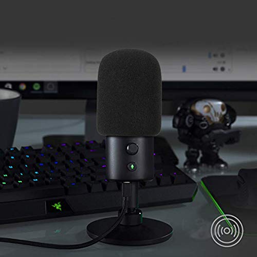  [AUSTRALIA] - Foam Microphone Windscreen - Mic Cover Pop Filter Customized for Razer Seiren X Streaming Microphone