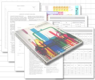  [AUSTRALIA] - BookFactory Chemistry Lab Notebook (Scientific Ruled Format) - 100 Pages [Wire-O Bound] (LAB-100-WTR-CHEM) 100-Pages