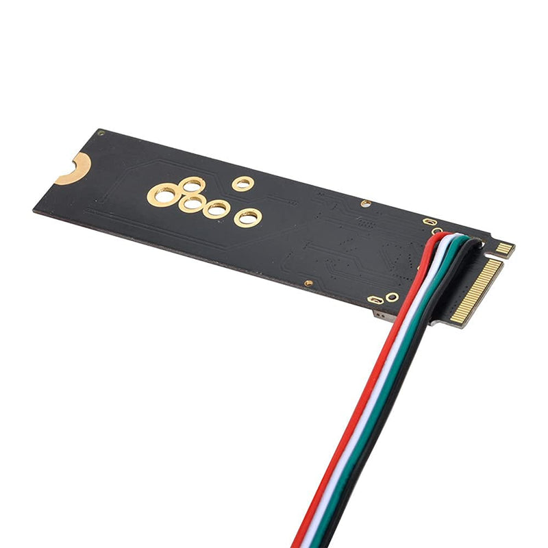  [AUSTRALIA] - Xiwai Wireless NGFF A/E-Key WiFi Card to M.2 NGFF Key-M NVME SSD Adapter for AX200 WiFi 6 Bluetooth 5.1 3165AC to NGFF