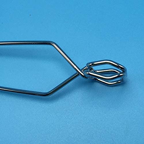  [AUSTRALIA] - 10 PCS Labs Stoddard Test Tube Clamp, Stainless Steel with Finger Grips, 6" Length