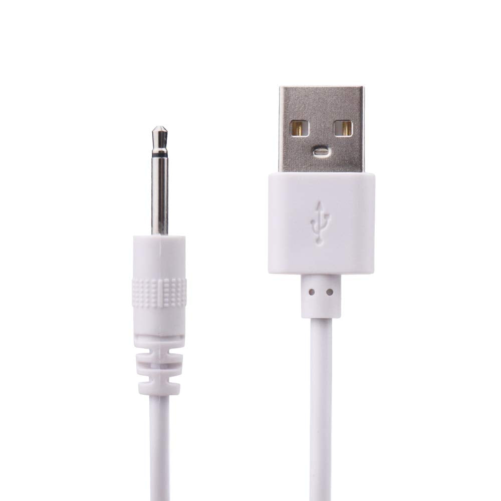  [AUSTRALIA] - USB Adapter Replacement DC Plug-in Fast Charging Cable Cord for Adorime Adorime G-spot Clitoral Vibrator Massager Backup Cord Computer Phone Charger Power Bank Car Chagrer Compatible Cord