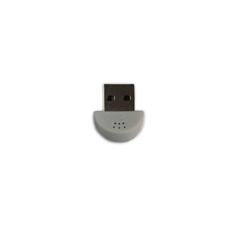  [AUSTRALIA] - Mini USB Microphone for Computer Laptop Desktop Driver Free White