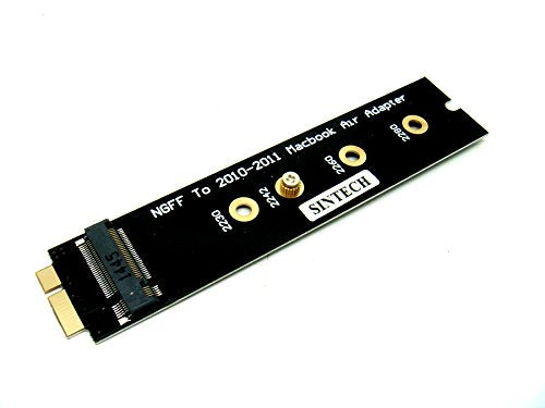 Sintech M.2 NGFF SSD 18Pin Adapter Card for Upgrade 2010-2011 Year MacBook Air - LeoForward Australia