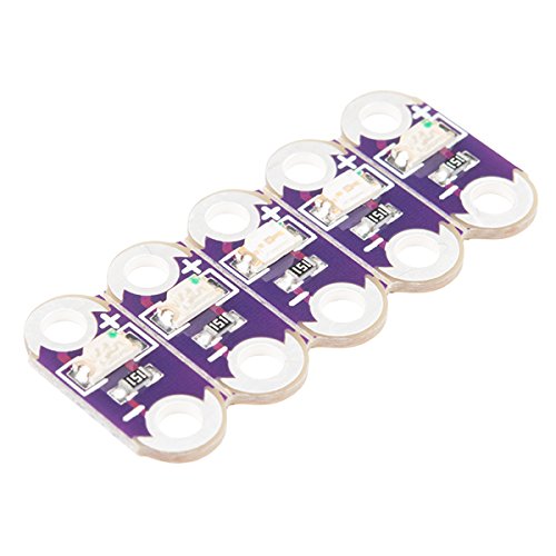  [AUSTRALIA] - SparkFun (PID 14011 Lilypad LED Green (5 LEDs)