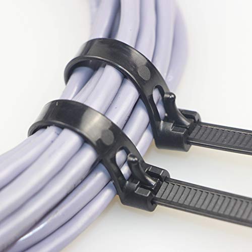  [AUSTRALIA] - Helonge Reusable Cable Ties, 100 Pcs Fastening Cable Zip Ties 6" 8" 10" 12" 14" Four Length Nylon Self Locking Wire Ties (8x200mm (100 Pcs)) 8x200mm (100 Pcs)