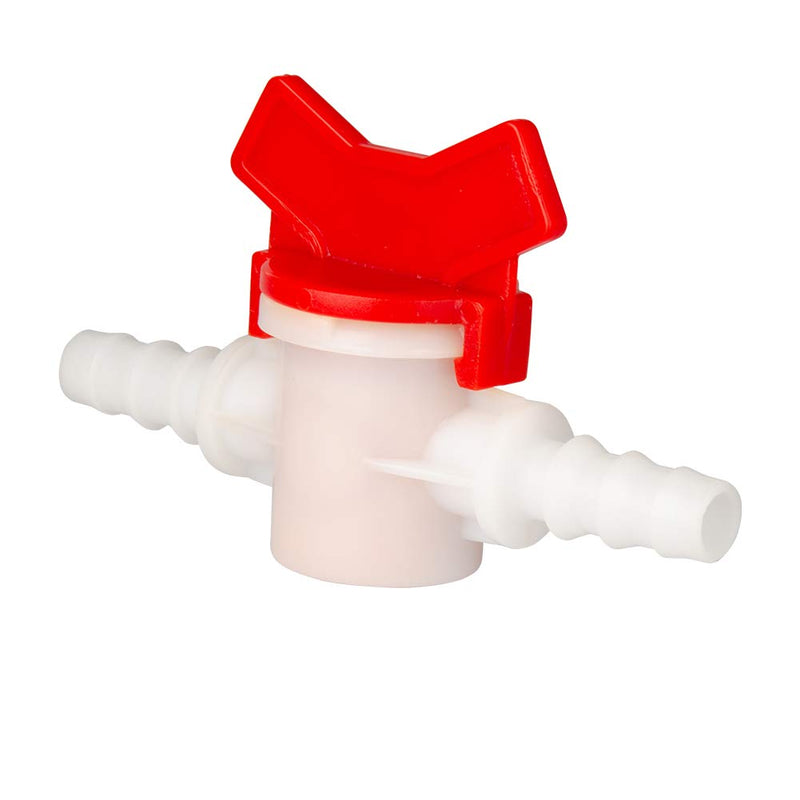  [AUSTRALIA] - Feelers Drip Irrigation Switch Valve, 1/4" Barbed Hose ID Ball Valve for Drip Irrigation Hoses Agricultura Garden (Pack of 5) 1/4" Barb 5Pcs