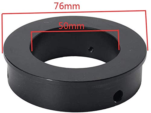  [AUSTRALIA] - HAYEAR 76mm Ring Adapter Transfer to 50mm for Stereo Microscope Bracket Lens Holder Ring Adapter