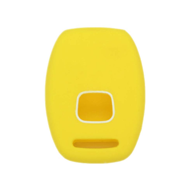  [AUSTRALIA] - SEGADEN Silicone Cover Protector Case Skin Jacket fit for HONDA 3+1 Button Remote Key Fob CV2206 Yellow