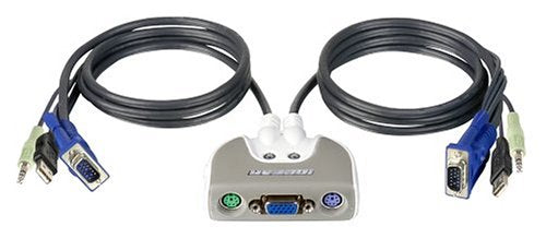  [AUSTRALIA] - IOGEAR MiniView Micro USB Audio KVM Switch with Cables, GCS712U
