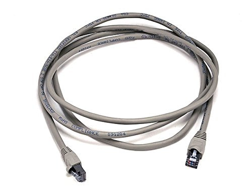  [AUSTRALIA] - Monoprice Cat5e Ethernet Patch Cable - 7 Feet - Gray | Network Internet Cord - RJ45, Stranded, 350Mhz, STP, Pure Bare Copper Wire, 24AWG