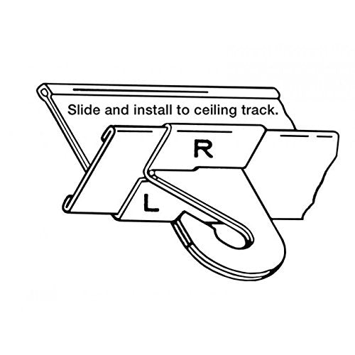 SharpTank Classroom Ceiling Hooks - High Strength Aluminum Ceiling Track Bar-Clamp Fastener Designed for Drop-Ceiling T-Bars - Holds up to 15 lbs (12 Pairs) - LeoForward Australia