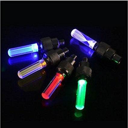 CUGBO Pack of 30 Led Flash Tyre Wheel Valve Cap Light for Car Bike Bicycle Motorcycle Wheel Light Tire (Red, Yellow, Blue, Green, Mixed) 1 - LeoForward Australia