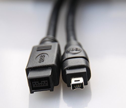  [AUSTRALIA] - Bizlander Firewire High Speed Premium DV to Firewire Cable 800 1394B 800-400 IEEE 9 Pin Male to 4 Pin Male Cable 6FT for Mac Pro, MacBook Pro, Mac Mini, iMac PC,Digital Cameras, SLR