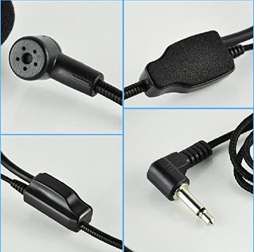  [AUSTRALIA] - HUACAM Headset Microphone, Set of 2, Hands Free Microphone Headset for Singing, Flexible Wired Boom for Voice Amplifier,Teachers, Speakers, Coaches, Presentations, Seniors and More