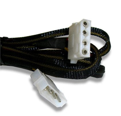 Coolerguys 4-Pin Molex Sleeved Fan Extension Cable (72") 72" - LeoForward Australia