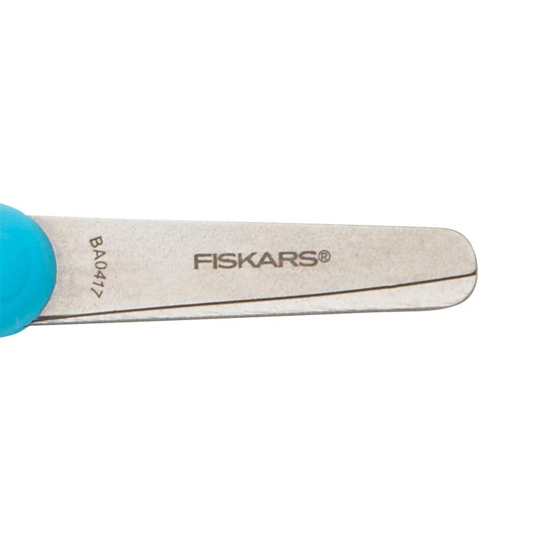  [AUSTRALIA] - Fiskars 194230 Back to School Supplies, Kids Scissors Softgrip Blunt-tip, 5 Inch, 3 Pack, Floral/Lighting Blue/Pink