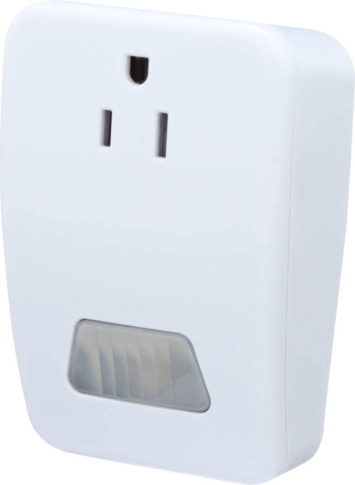  [AUSTRALIA] - Motion Sensor Light Control – Outlet Plug-in Controller Turns On Indoor Lights When Movement Is Detected – LED Compatible, Ideal For Dark Rooms, Hallways –25ft Detection, 100 Degree Zone, MLC4BC 2