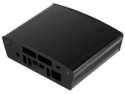  [AUSTRALIA] - Silverstone Tek Premium Aluminum NUC Chassis with Heat Pipe Pre-Assembled Wi-Fi Antenna Bluetooth 2X HDMI Ports Cases PT15B-H1D2