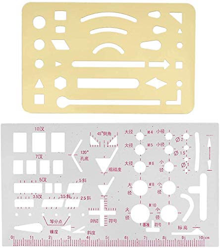 Utoolmart Geometry Compass Set with Pencil Eraser Compass Ruler Tape for Drawing Engineering Drafting Building Office Supplies - LeoForward Australia