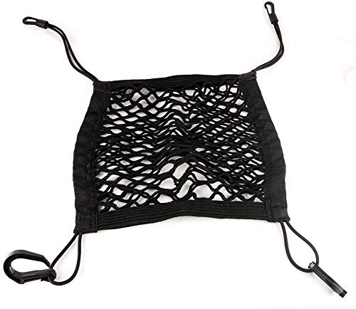  [AUSTRALIA] - MICTUNING Universal Car Seat Storage Mesh/Organizer - Mesh Cargo Net Hook Pouch Holder for Bag Luggage Pets Children Kids Disturb Stopper