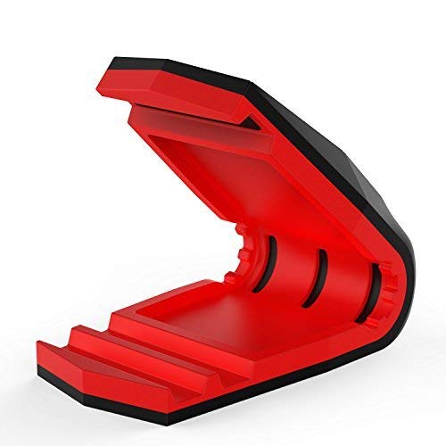  [AUSTRALIA] - PUNKCASE Viper Car Phone Holder, Universal Dashboard Mount for All Smartphones, Low Profile & Sleek Design, One Hand Operation, Secure Hold Even in Hot Temperatures (Red) Red