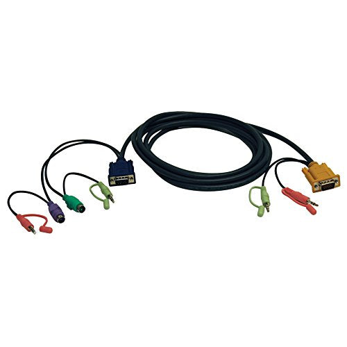  [AUSTRALIA] - Tripp Lite 10-Feet VGA/PS2/Audio Combo Cable Kit for B006-VUA4-K-R KVM Switch (P757-010)