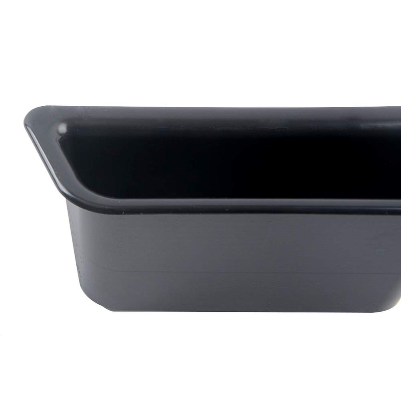  [AUSTRALIA] - DXGTOZA 2PCS Black Front Row Door Side Storage Box Handle Pocket Armrest Phone Container Tray for Ford Mustang 2015 2016 2017 2018 2019