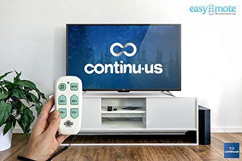 Universal Big Button TV Remote - EasyMote | Backlit, Easy Use, Smart, Learning Television & Cable Box Controller, Perfect for Assisted Living Elderly Care. White TV Remote Control - LeoForward Australia