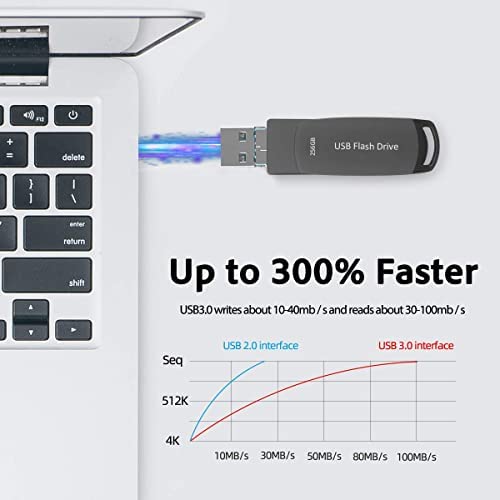  [AUSTRALIA] - USB Flash Drive 256GB iPhone Memory Stick, BOLIDE Photo Stick for iPad USB Drive with Micro-USB and USB3.0 Compatible with iOS/Android//Windows System(Pink 256GB)