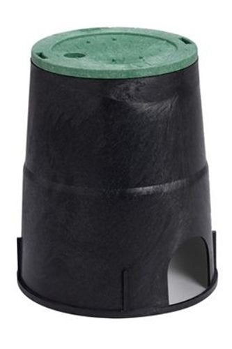  [AUSTRALIA] - Orbit 53210 Sprinkler System 7-Inch Circular Valve Box, Dark Green/Black 1