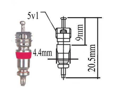  [AUSTRALIA] - Z&D Valve Core Remover with 100 Pcs Car Truck Replacement Tire Tyre Valve Stem Core Dual Single Head Valve Core Remover Tire Repair Tool Set (Tire Repair Tool Set) Tire Repair Set