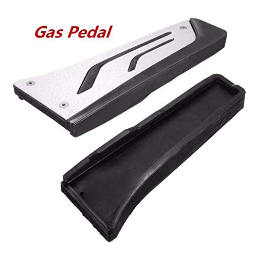  [AUSTRALIA] - Templehorse No Drill 3X LHD at Footrest Fuel Brake Pedals Plate Cover for BMW BMW 5 Series F10 Z4 X3