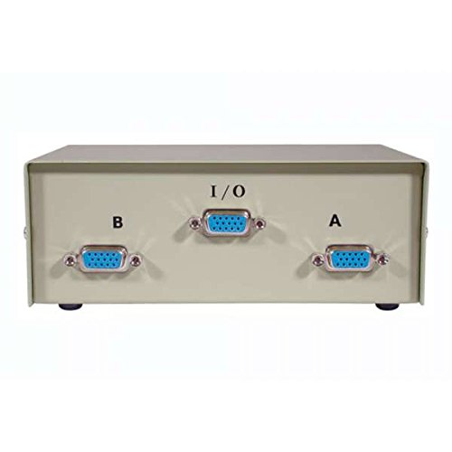  [AUSTRALIA] - C2G 03364 2-Port VGA (HD15) Manual Switch Box, Beige