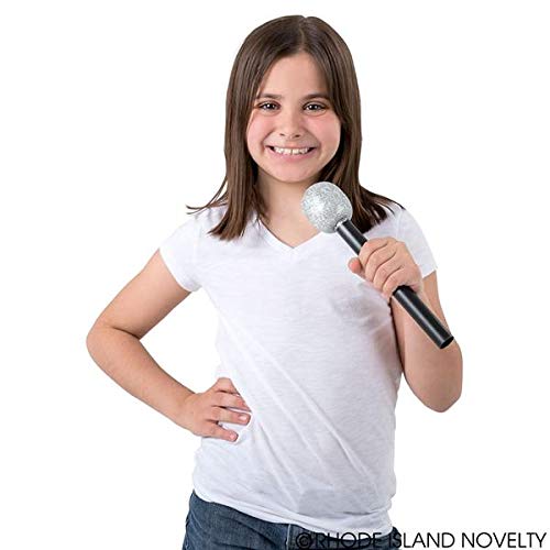  [AUSTRALIA] - Rhode Island Novelty 10 Inch Glitter Microphone, One per Order
