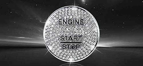 Sparkoo MB-ECS Ice Out Crystal Ignition Bling Engine Start Button Cover Emblem FOR Mercedes Benz A/B/C/CLS/E/CLA/S/GLE/GLC - LeoForward Australia