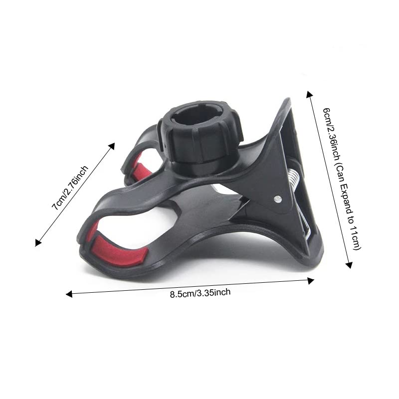  [AUSTRALIA] - ThtRht 3 Pack Gooseneck Clamp Replacement Phone Holder Clip Universal 17mm Ball Mount Joint Socket for Flexible Long Arm Hose Stand Cellphone Bracket Table Bed Desk Car Bicycle Handelbar Ring Light