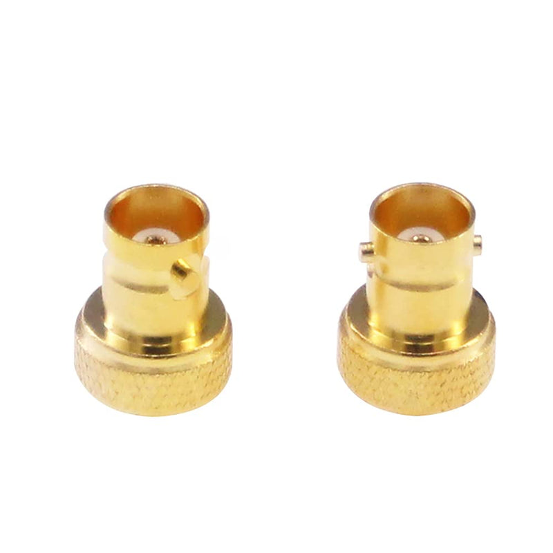  [AUSTRALIA] - RFaha 5pcs SMA Female to SMA Female RF Coax Adapter SMA to BNC Gold Plated Coaxial Connector(F43-5)