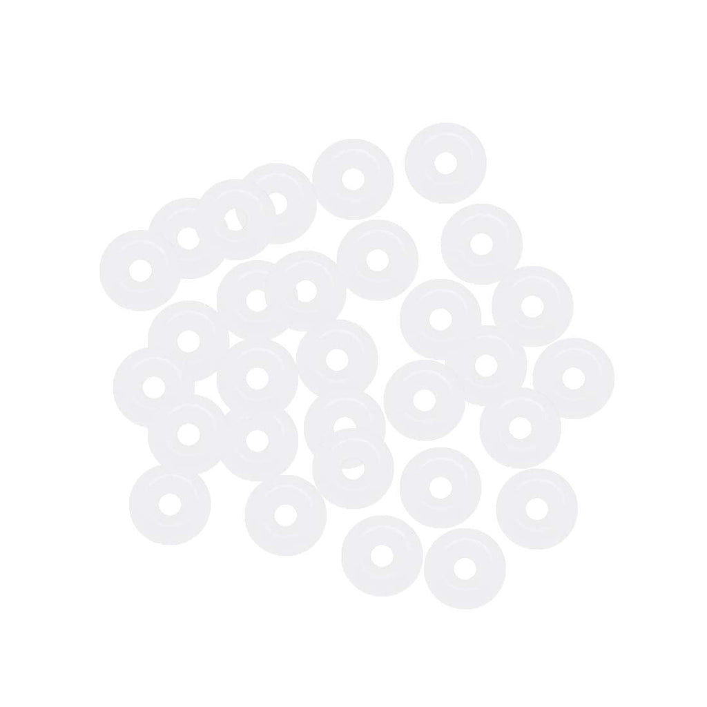  [AUSTRALIA] - uxcell Silicone O-Rings, 4mm OD 1mm ID 1.5mm Width VMQ Seal Gasket for Compressor Valves Pipe Repair, White, Pack of 30 4mmx1mmx1.5mm