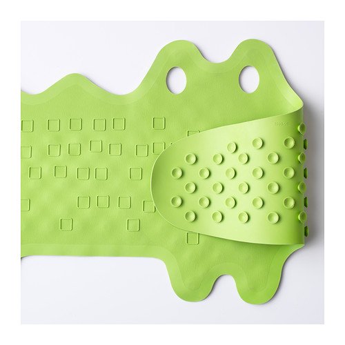  [AUSTRALIA] - Ikea Patrull Bathtub Mat, Crocodile Green