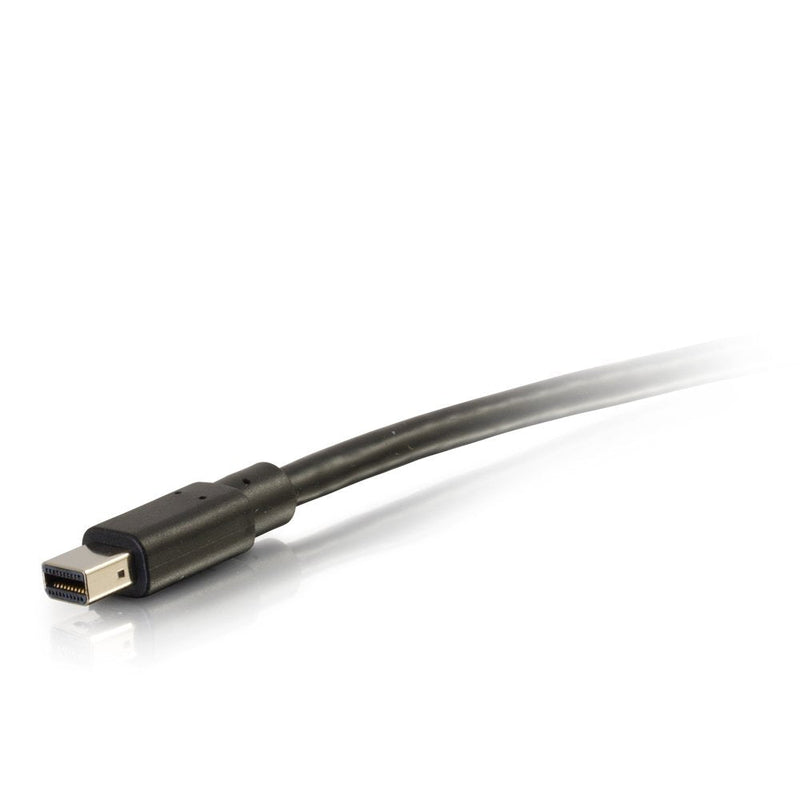  [AUSTRALIA] - C2G Mini Display Port to Display Port Adapter, 8K, Male to Male, Black, 6 Feet (1.82 Meters), Cables to Go 54301 Mini Male to Adapter Male
