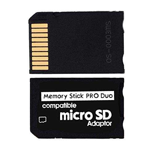 [AUSTRALIA] - Memory Stick Pro Duo Adapter, Micro SD/Micro SDHC TF Card to Memory Stick MS Pro Duo Card for Sony PSP, Playstation Portable, Camera, Handycam, PDA