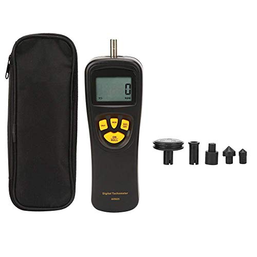  [AUSTRALIA] - SMART SENSOR Contact Digital Tachometer, 0.5~19999 RPM Speed Engine Tachometer with LCD Backlight