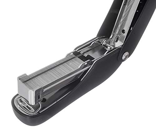  [AUSTRALIA] - Aria-Plus Half-Strip Mini Compact Stapler with Standard Staples for School, Office, Travel (Black) Black