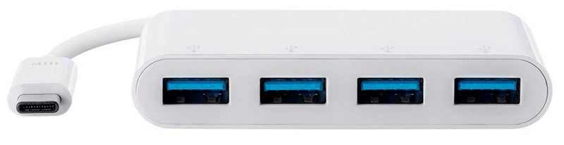 Monoprice USB-C VGA Multiport Adapter - White, With USB 3.0 Connectivity & Mirror Display Resolutions Up To 1080p @ 60hz - Select Series - LeoForward Australia