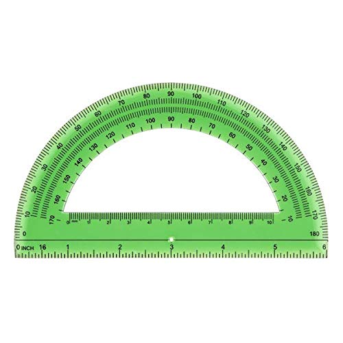 Office Depot Semicircular 6in. Protractor, Clear, 973D OD8 - LeoForward Australia