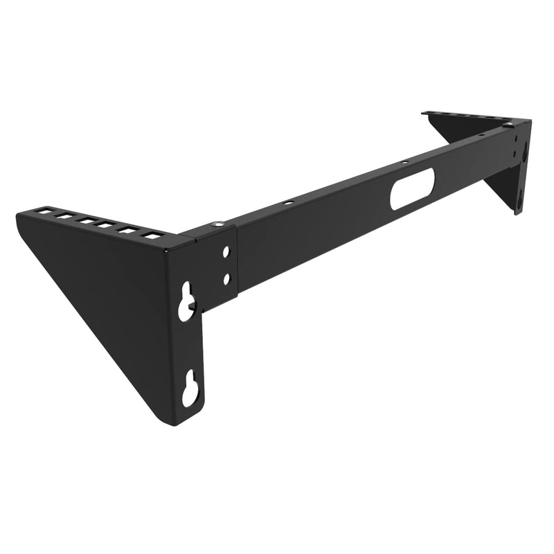  [AUSTRALIA] - QiaoYoubang 2U Foldable Wall Mount Patch Panel Bracket -Vertical Wall Mount Rack for 19 inches Networking Equipments Including Hardware