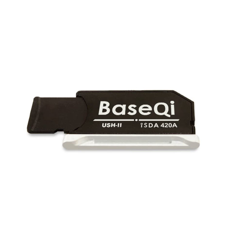  [AUSTRALIA] - BASEQI UHS-II Aluminum microSD Adapter for 2021 M1 MacBook Pro 14 & 16” (Silver) Silver