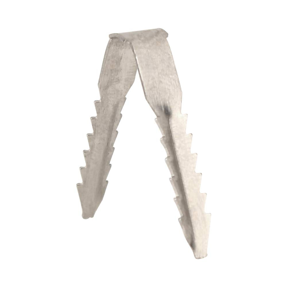  [AUSTRALIA] - Aluminum Cable Clips for Stucco Surfaces, Qty 100